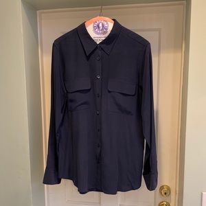 Equipment sizeL navy blouse